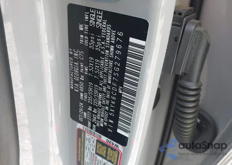 2025 Kia Sportage X-Line from USA, damaged, VIN 5XYK6CDF7SG279676